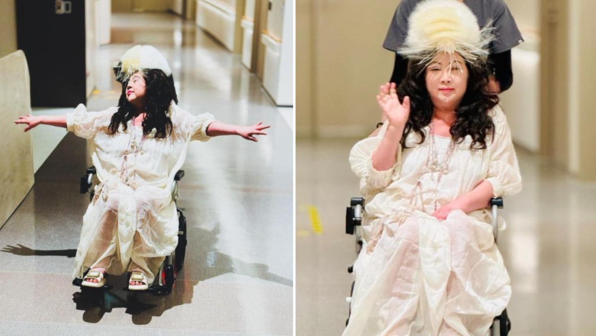 陳文茜「坐輪椅當飛鳥」照片曝光　感慨：別辜負任何一個當下