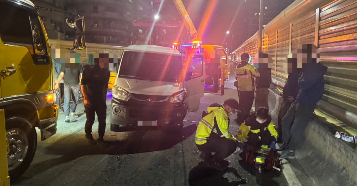 新北男追撞害台1高架塞翻！毒品快篩呈陽性 堅稱吃藥嗜睡才追撞